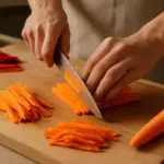 Tagliare le verdure a julienne: il metodo infallibile per ottenere strisce tutte uguali