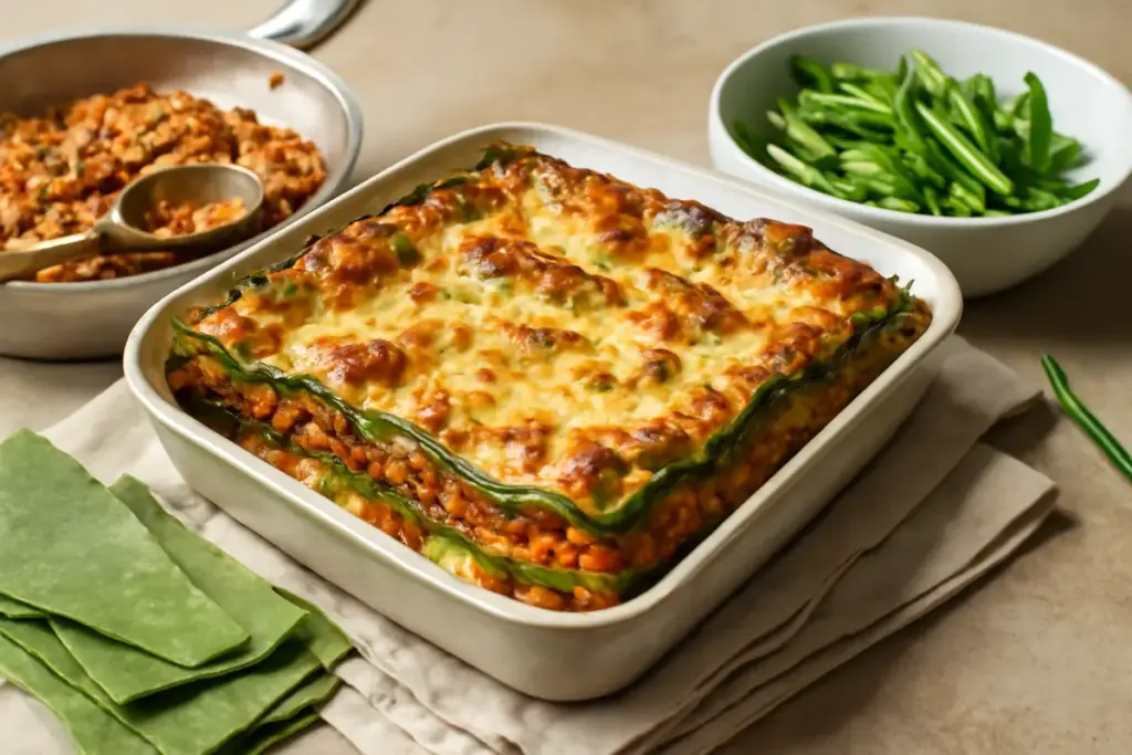 Lasagne verdi emiliane ricetta autentica: la tecnica per un ragù saporito e verdure sempre al dente