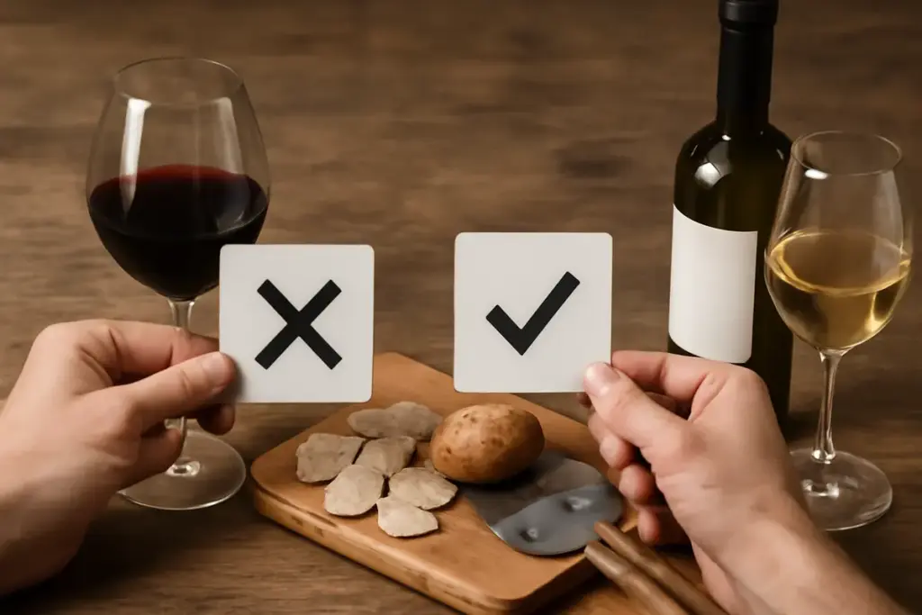 Come si abbina il vino al tartufo bianco? La regola fondamentale da non ignorare per evitare errori