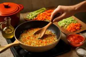 Come si prepara il soffritto perfetto per i sughi italiani? Il passaggio che esalta ogni aroma