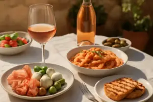 Vino rosato e cucina estiva italiana: il segreto per valorizzare antipasti e primi freschi