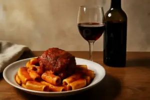 Ragù napoletano e vino: la scelta che esalta la salsa senza mai coprirne l’intensità