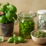 Basilico genovese: trucchi per mantenerlo fresco e profumato tutto l’anno