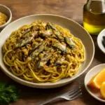 Pasta con le sarde piatto tipico siciliano: la tecnica per bilanciare sapori forti e delicati