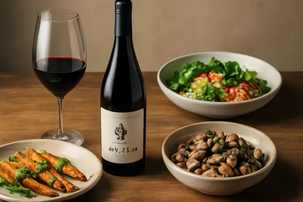 Pinot nero italiano con piatti vegetariani: sfrutta questo abbinamento per note aromatiche inaspettate