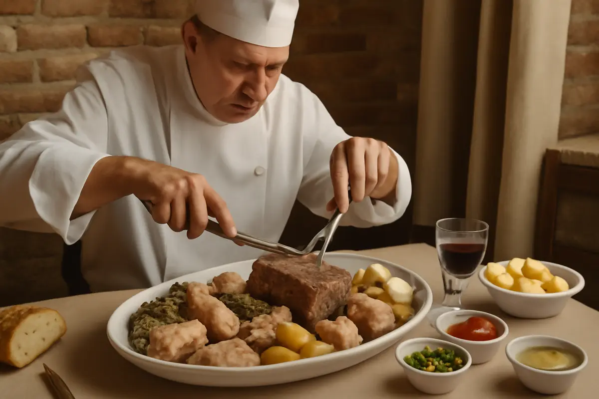 Bollito misto piemontese storia e tradizione: il taglio di carne che valorizza la ricetta originale