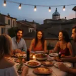 Cene d’estate sulle terrazze italiane: scopri il valore conviviale di questa abitudine secolare
