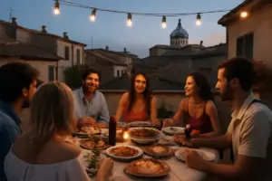 Cene d’estate sulle terrazze italiane: scopri il valore conviviale di questa abitudine secolare